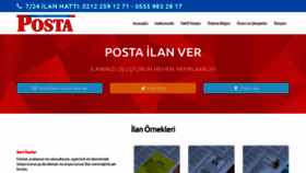 What Postailan.com.tr website looked like in 2020 (4 years ago)