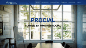 What Procial.fr website looked like in 2020 (4 years ago)