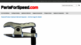What Partsforspeed.com website looked like in 2020 (4 years ago)