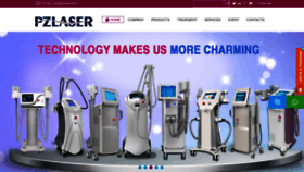 What Pzlaser.com website looked like in 2020 (4 years ago)