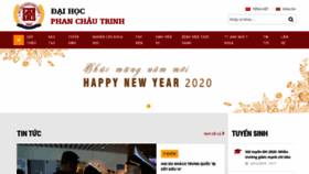 What Pctu.edu.vn website looked like in 2020 (4 years ago)
