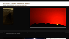 What Photographingnationalparks.com website looked like in 2020 (4 years ago)