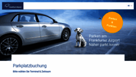 What Parken.frankfurt-airport.de website looked like in 2020 (4 years ago)