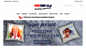 What Printshop-24.pl website looked like in 2020 (4 years ago)