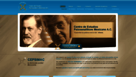 What Psicoanalisismexico.com.mx website looked like in 2020 (4 years ago)