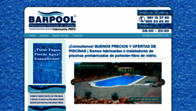 What Piscinasfibra.com website looked like in 2020 (4 years ago)