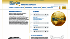 What Perantucci.com website looked like in 2020 (4 years ago)