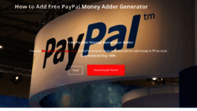 What Paypalmoneyfree.com website looked like in 2020 (4 years ago)