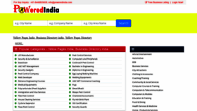 What Poweredindia.com website looked like in 2020 (4 years ago)