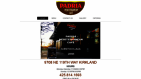 What Padriacafe.com website looked like in 2020 (4 years ago)