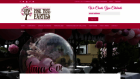 What Pinktreeparties.co.uk website looked like in 2020 (4 years ago)