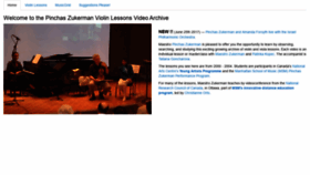 What Pzviolin.com website looked like in 2020 (4 years ago)