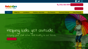 What Pediatricare.com website looked like in 2020 (4 years ago)
