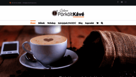 What Porkolt-kave.hu website looked like in 2020 (4 years ago)