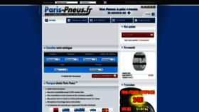 What Paris-pneus.fr website looked like in 2020 (4 years ago)