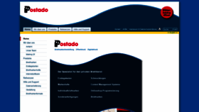 What Postado.de website looked like in 2020 (4 years ago)