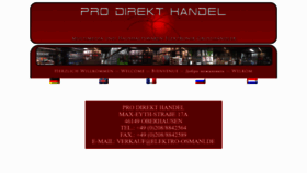 What Pro-direkt-handel.de website looked like in 2020 (4 years ago)