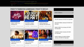 What Pinoytv.ae website looked like in 2020 (4 years ago)