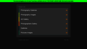 What Photogalery.com website looked like in 2020 (4 years ago)