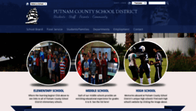 What Putnamschools.org website looked like in 2020 (4 years ago)