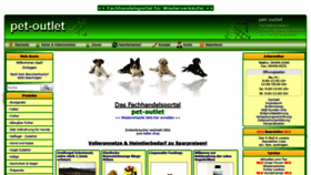 What Pet-outlet.de website looked like in 2020 (4 years ago)