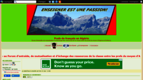 What Prof-de-francais.forumactif.com website looked like in 2020 (4 years ago)