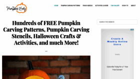 What Pumpkinlady.com website looked like in 2020 (4 years ago)
