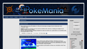 What Pokemania.dk website looked like in 2020 (4 years ago)