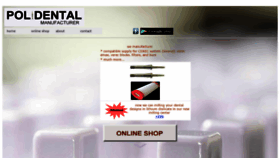 What Polidental.com website looked like in 2020 (4 years ago)