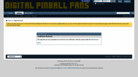 What Pinballarcadefans.com website looked like in 2020 (4 years ago)
