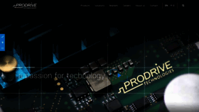 What Prodrive-technologies.com website looked like in 2020 (4 years ago)