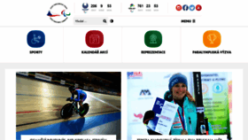 What Paralympic.cz website looked like in 2020 (4 years ago)