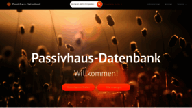 What Passivehouse-database.org website looked like in 2020 (4 years ago)