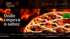 What Pizzacesar.com.br website looked like in 2020 (4 years ago)