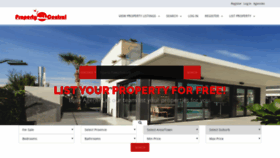 What Propertycentral.co.za website looked like in 2020 (4 years ago)