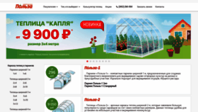 What Polzairk.ru website looked like in 2020 (4 years ago)