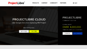 What Projectlibre.org website looked like in 2020 (4 years ago)