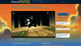 What Pokemmo.com website looked like in 2020 (4 years ago)