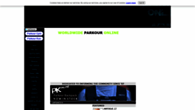 What Parkour-online.com website looked like in 2020 (4 years ago)