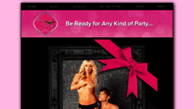 What Partypanty.com website looked like in 2020 (4 years ago)
