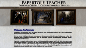 What Papertoleteacher.com.au website looked like in 2020 (4 years ago)
