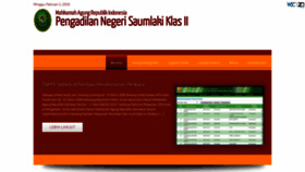 What Pn-saumlaki.go.id website looked like in 2020 (4 years ago)