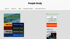 What Punjabstudy.com website looked like in 2020 (4 years ago)