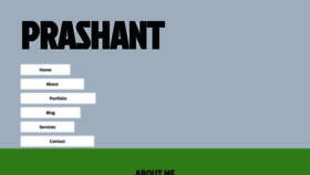 What Prashantgorule.com website looked like in 2020 (4 years ago)