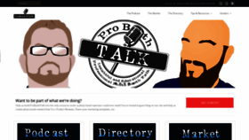 What Proboothtalk.com website looked like in 2020 (4 years ago)
