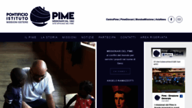 What Pime.org website looked like in 2020 (5 years ago)