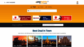 What Pepmytrip.com website looked like in 2020 (4 years ago)