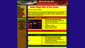 What Playonlinebingo.com website looked like in 2020 (4 years ago)