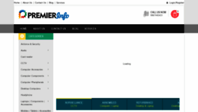 What Premierinfo.in website looked like in 2020 (4 years ago)