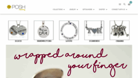 What Poshmommyjewelry.com website looked like in 2020 (4 years ago)